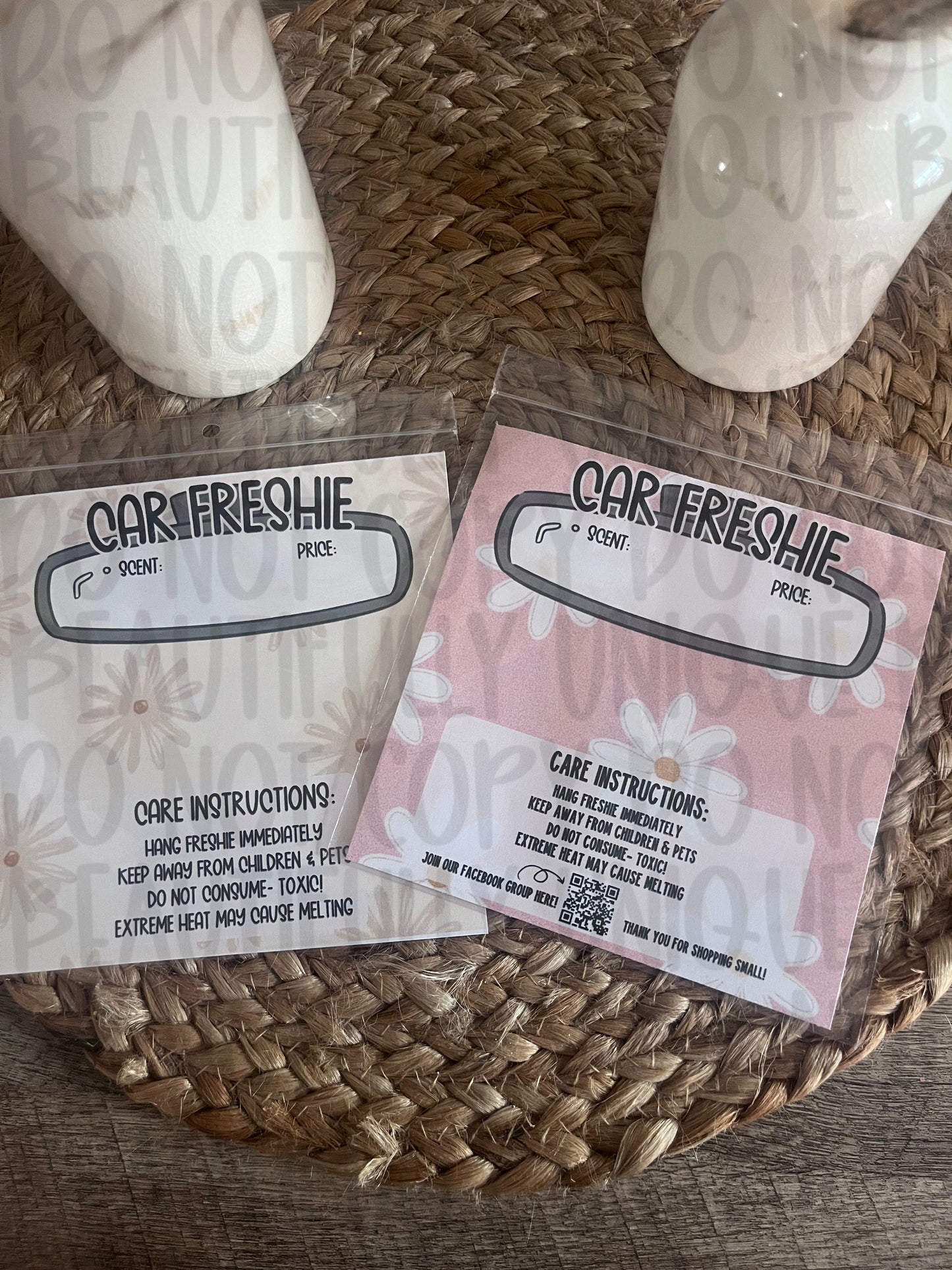 Freshie Bag Inserts