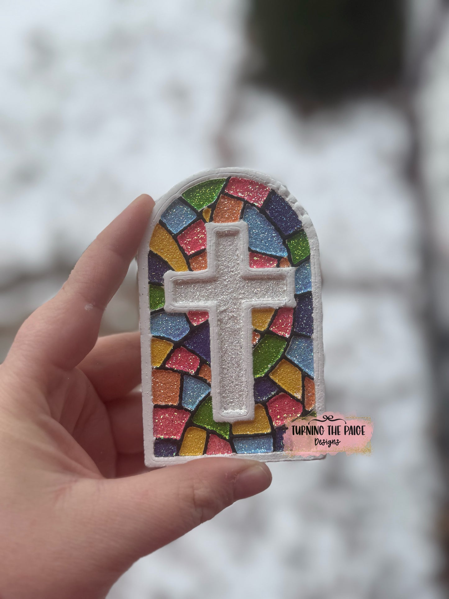 Stained Glass Cross