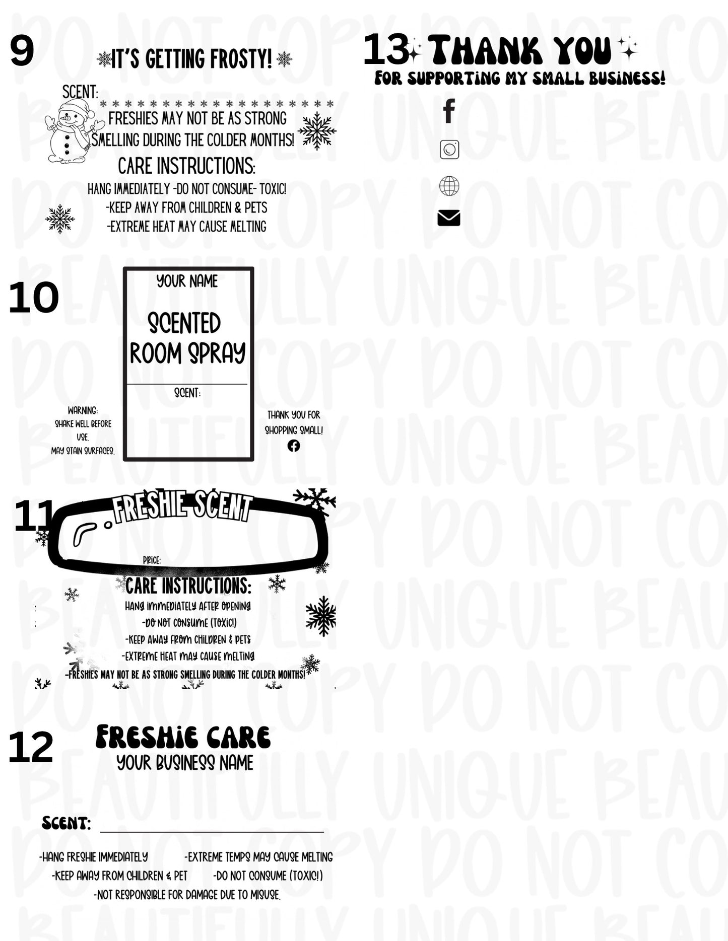 3x2 Labels