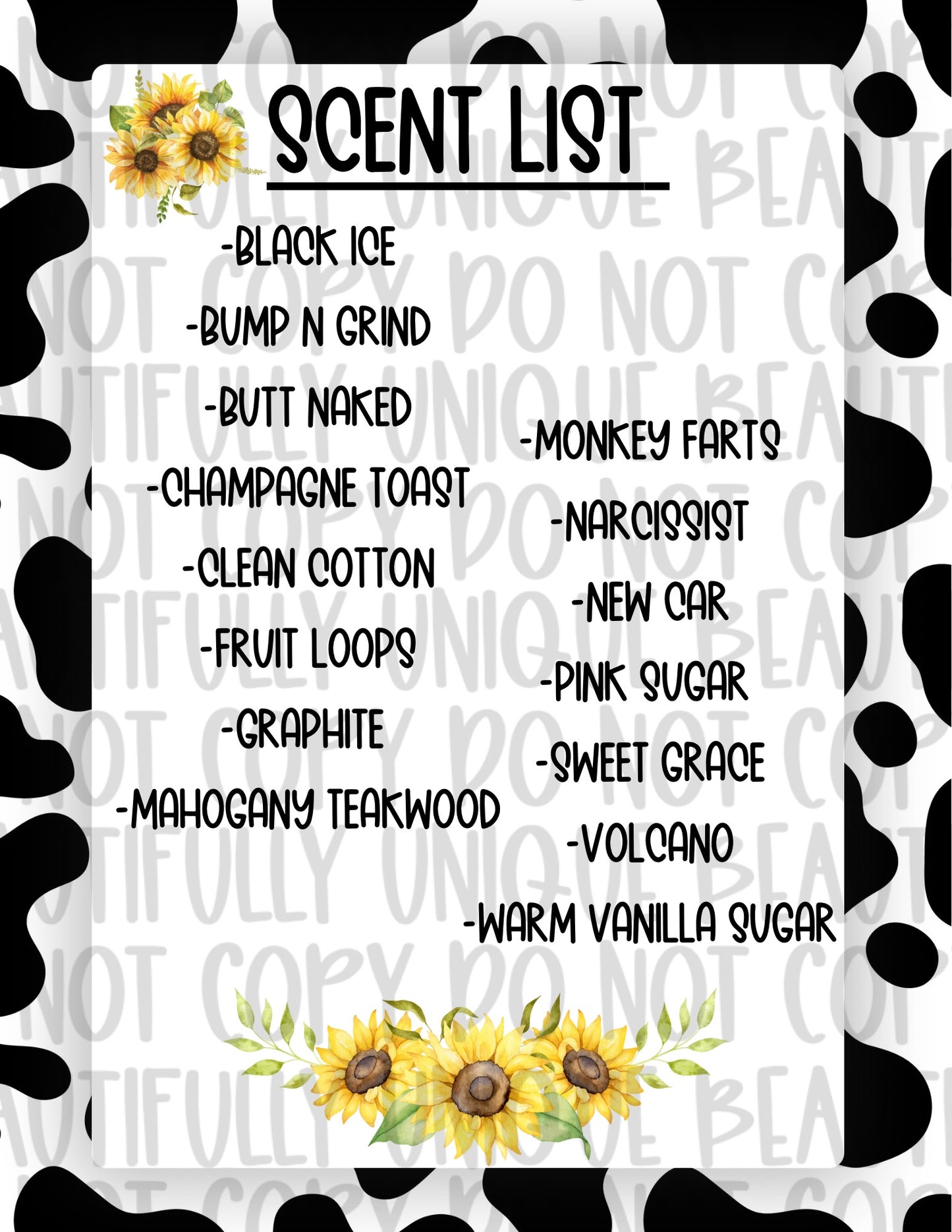Scent List