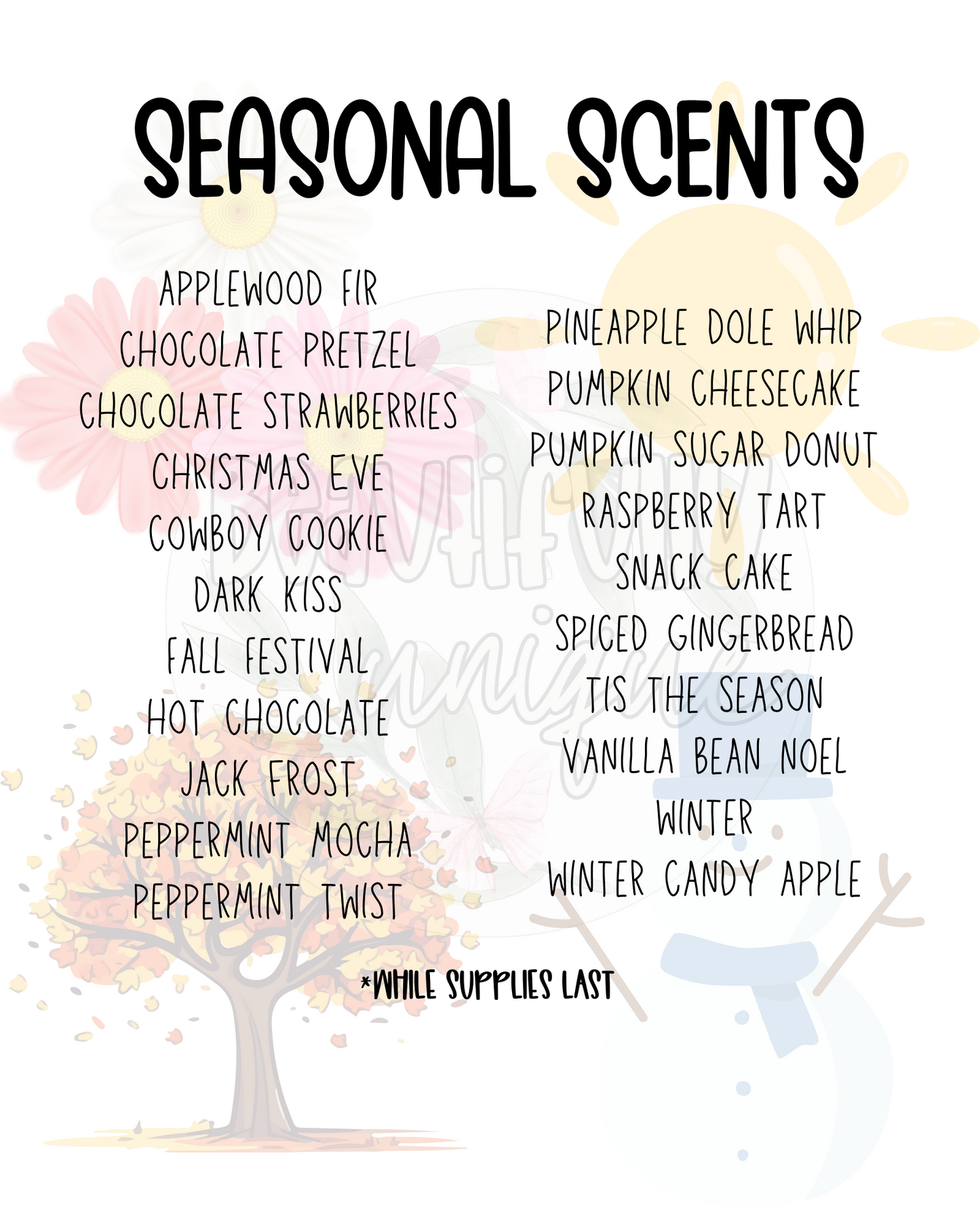 Scent List
