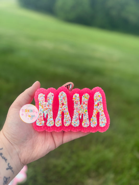 Neon Pink Bubble Mama