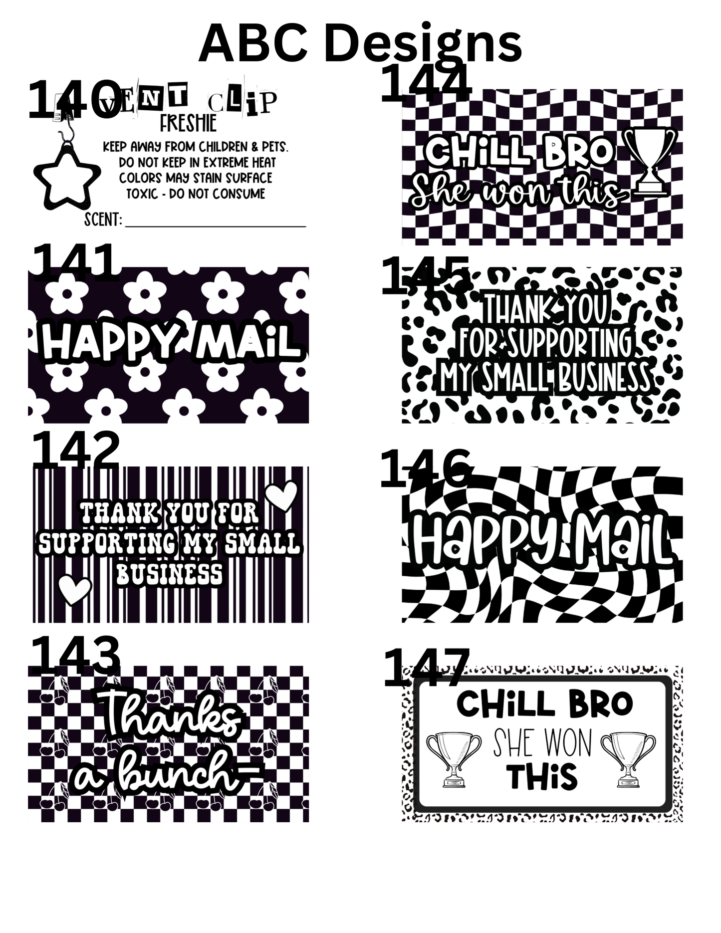 2.25x1.25 Thermal Labels