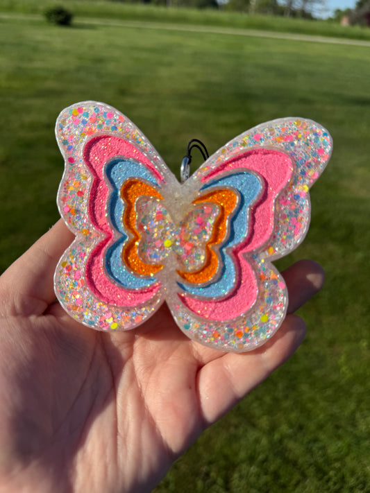 Neon Retro Butterfly